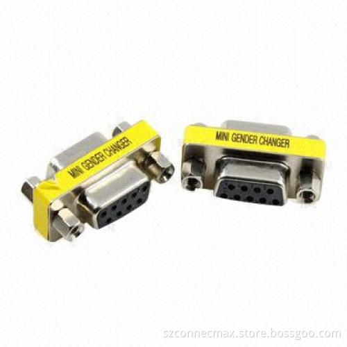 DB 9 Female to Female Adapter, Mini Gender Changer